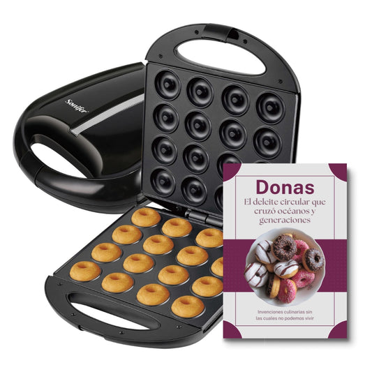 Máquina Eléctrica Portátil Para Hacer Donas - DonaMaker + Regalo E-book Donas