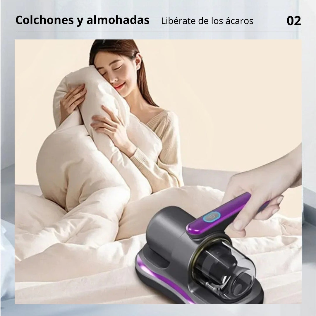 Eliminador de Ácaros Portátil Con Tecnología Ultravioleta e Ultrasónica