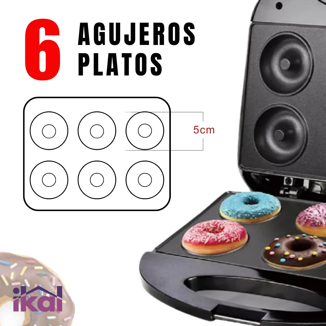 Máquina Eléctrica Portátil Para Hacer Donas - DonaMaker + Regalo E-book Donas