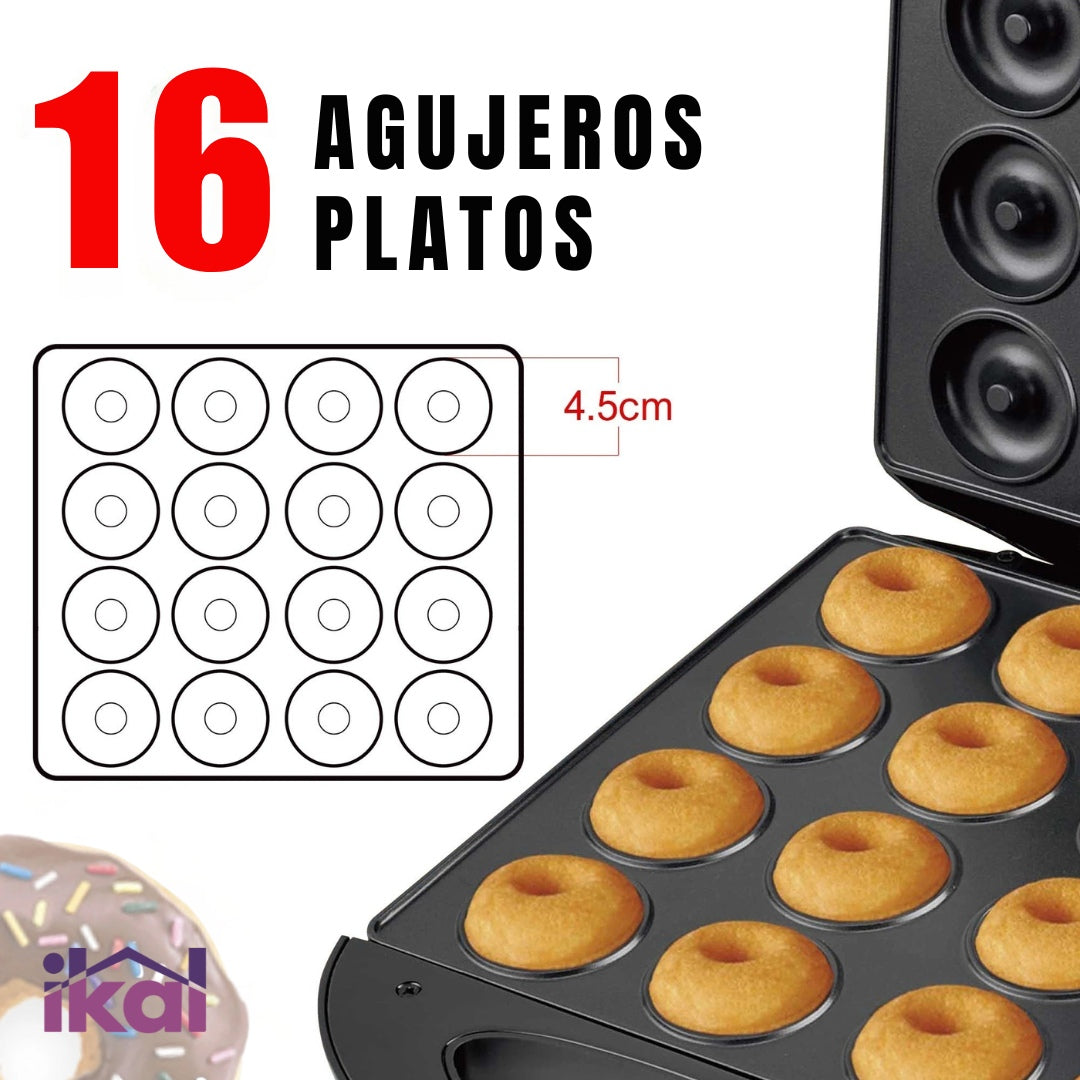 Máquina Eléctrica Portátil Para Hacer Donas - DonaMaker + Regalo E-book Donas