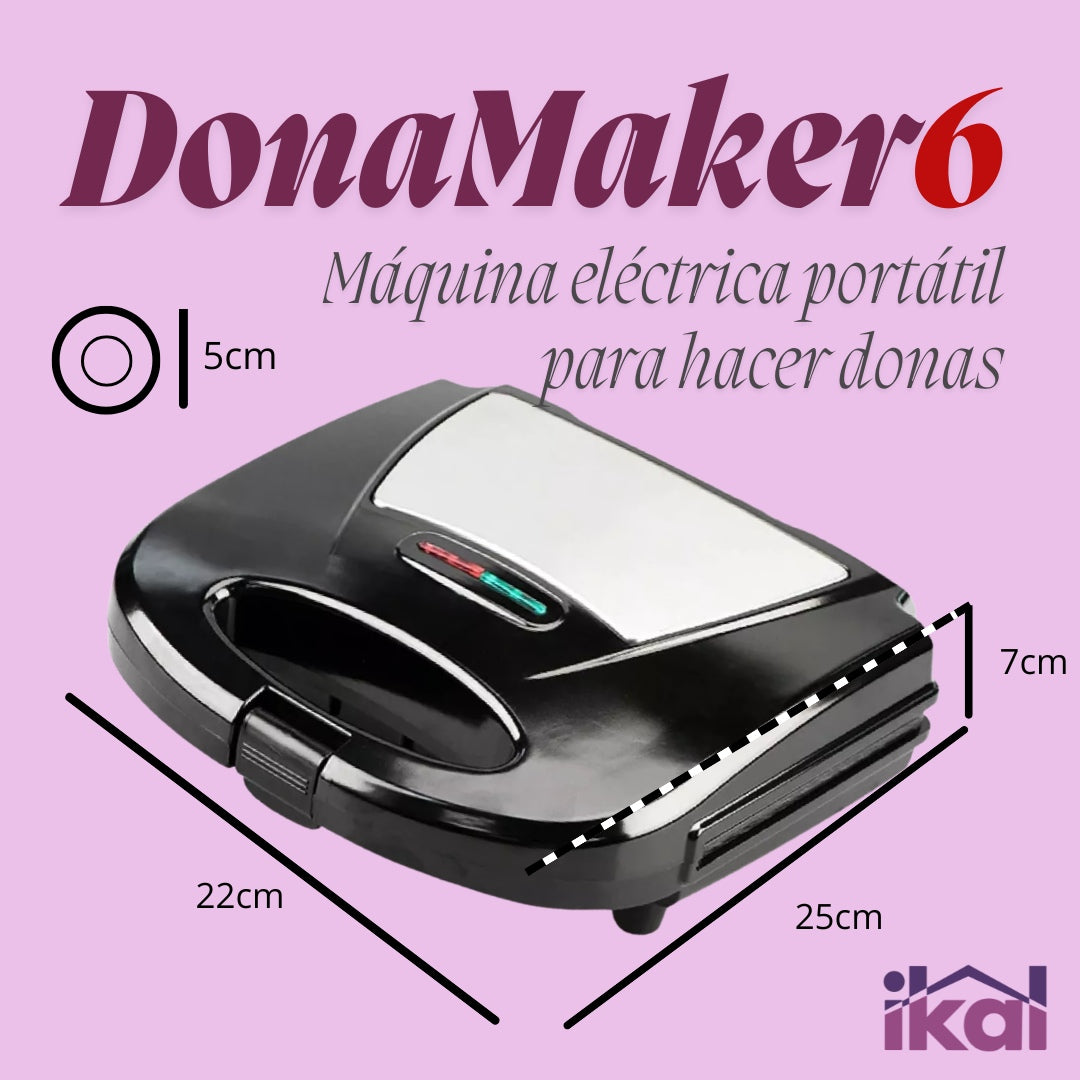 Máquina Eléctrica Portátil Para Hacer Donas - DonaMaker + Regalo E-book Donas