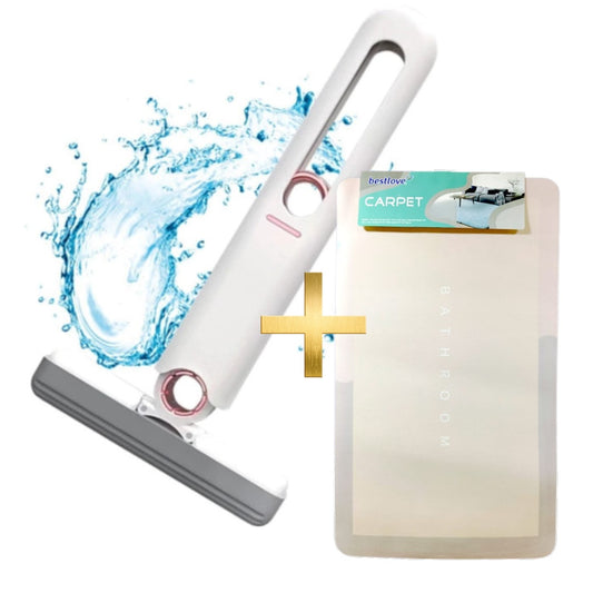 Mini Mop, Limpiador y Escurridor para el Lavaplatos + Regalo Tapete Absorvente