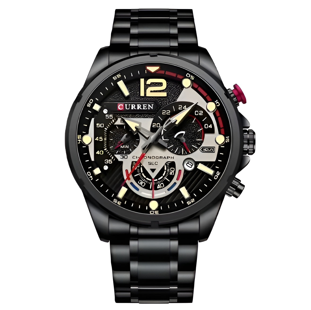 🕰️ Reloj Curren Vegas - A prueba de agua y pulsera en acero inoxidable 🕰️
