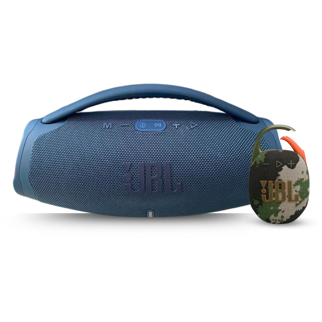 Parlante Boombox 3 y Regalo Clip 5 - Potencia al maximo