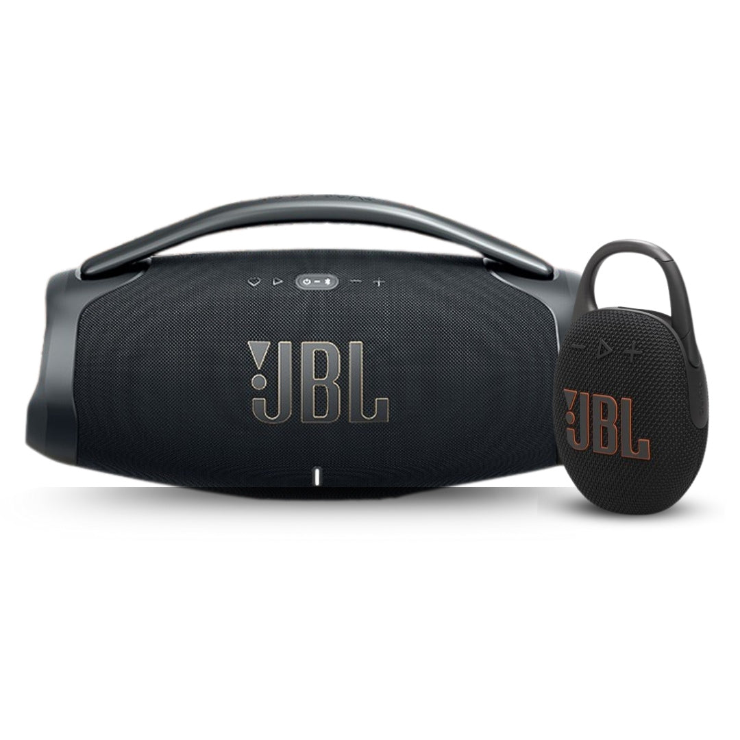 Parlante Boombox 3 y Regalo Clip 5 - Potencia al maximo